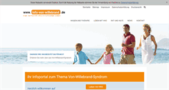 Desktop Screenshot of info-von-willebrand.de
